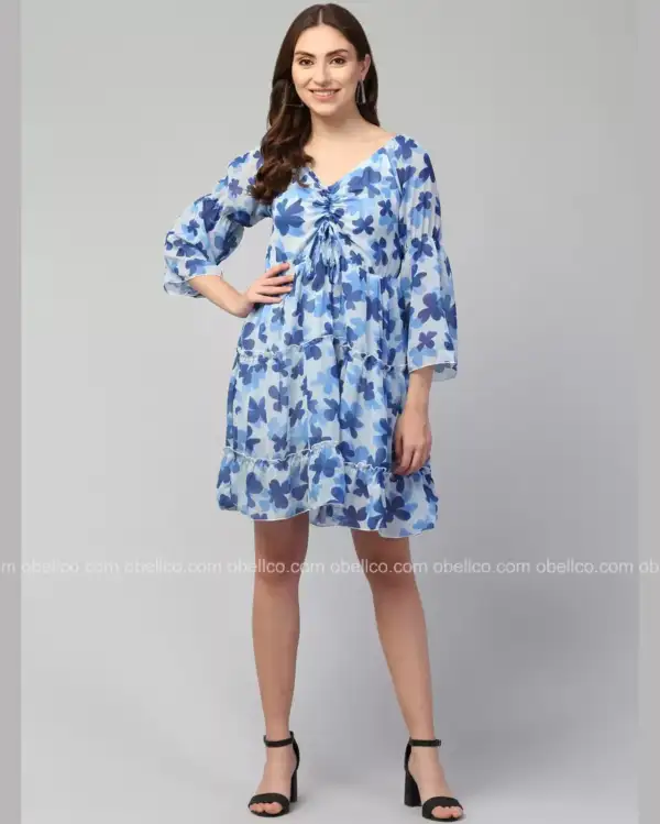 Middi Print Obellco Frock - Image 2