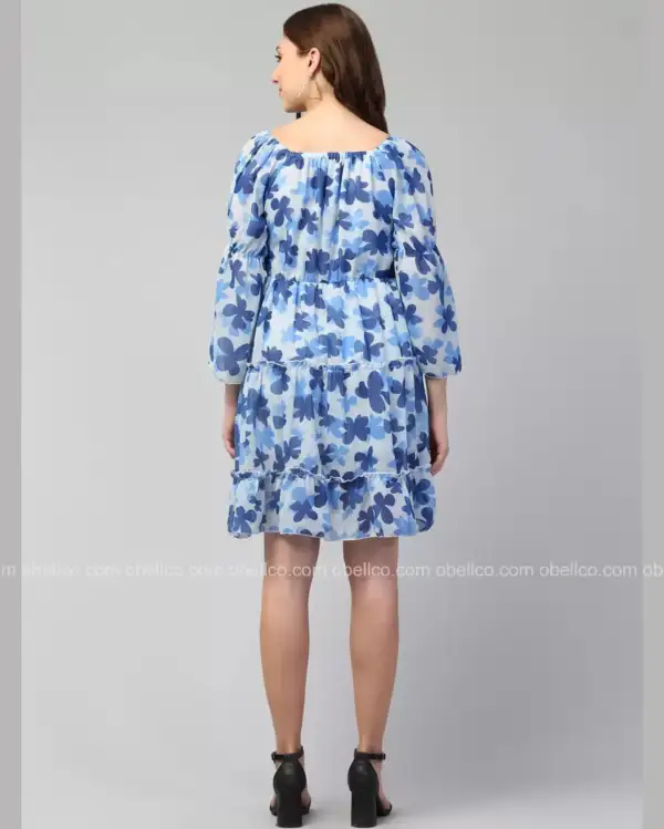 Middi Print Obellco Frock - Image 3