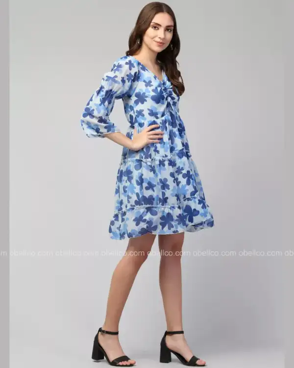Middi Print Obellco Frock - Image 4